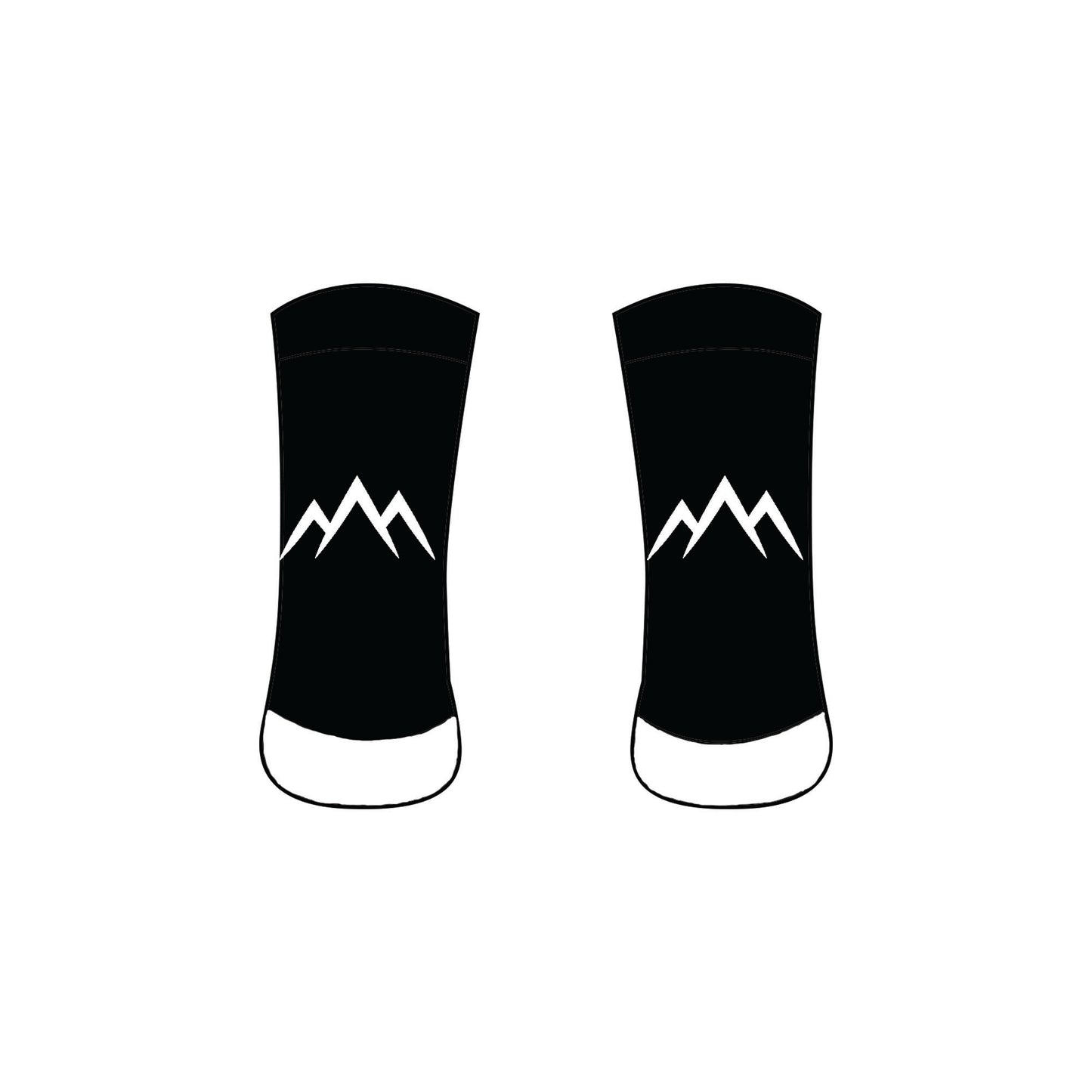 Crew Socks - Black/White