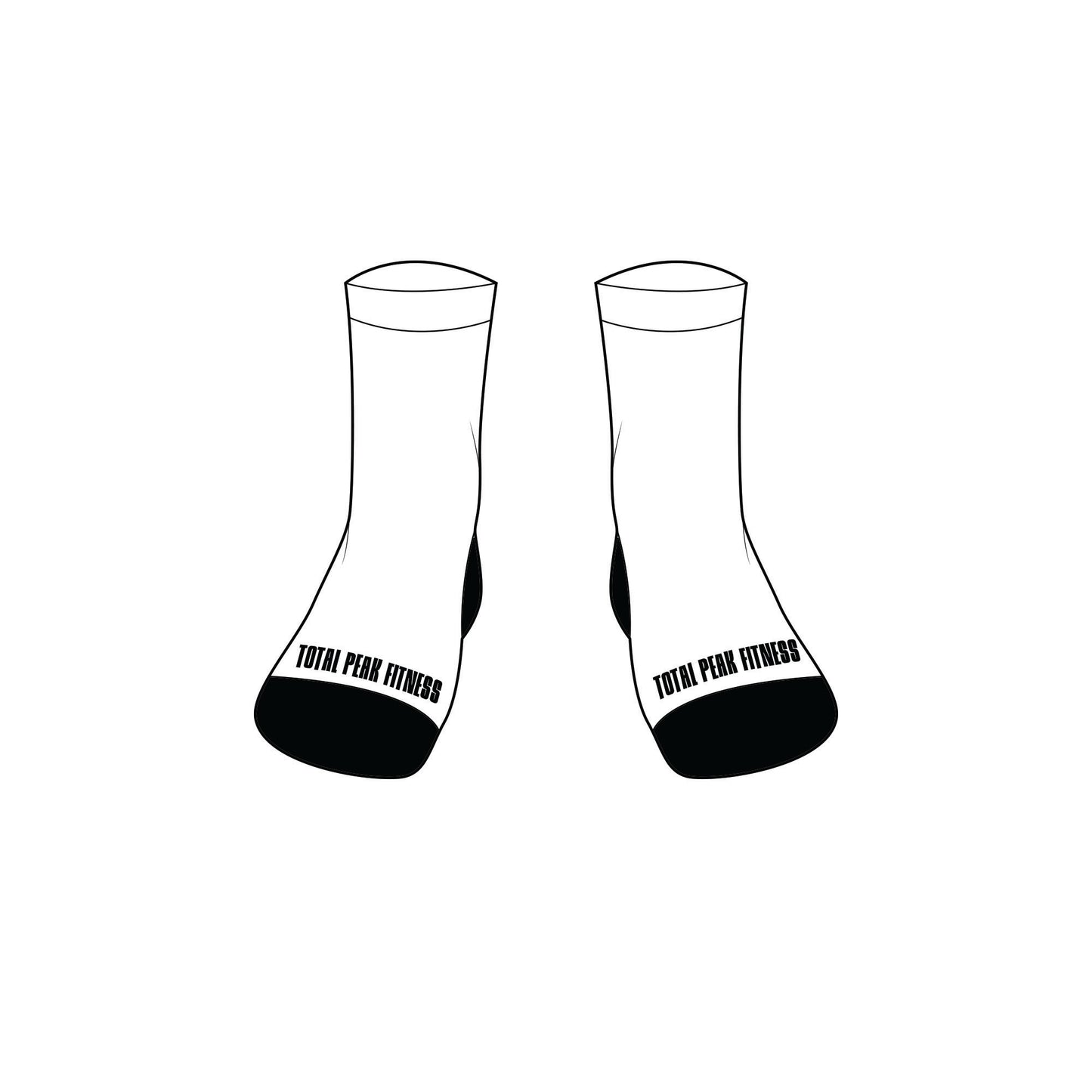 Crew Socks - White/Black