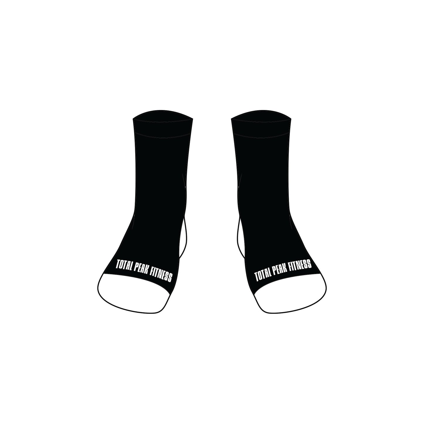 Crew Socks - Black/White