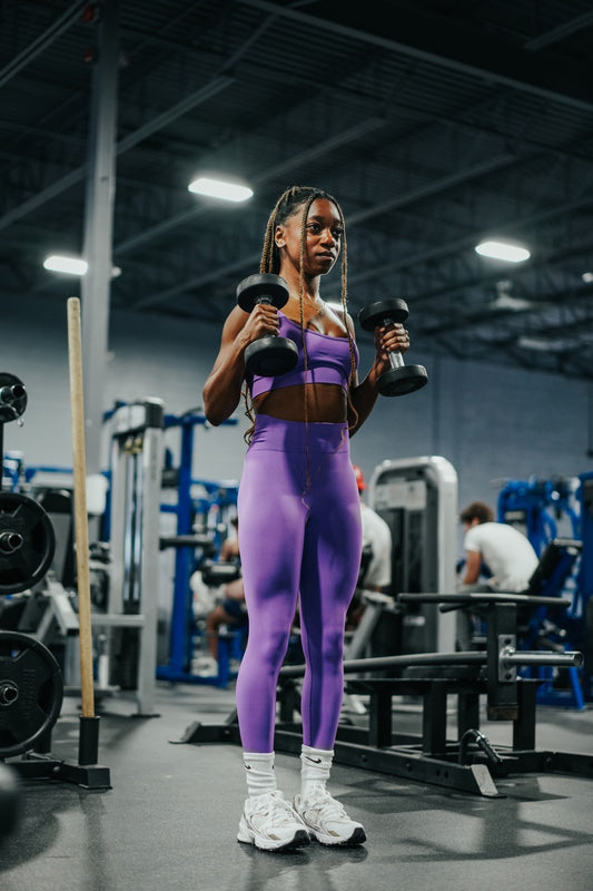 Ascend High-Waist Leggings - Mauve