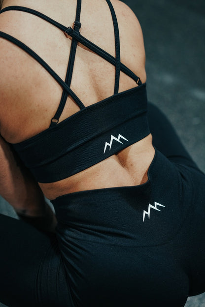 Ascend Sports Bra - Black